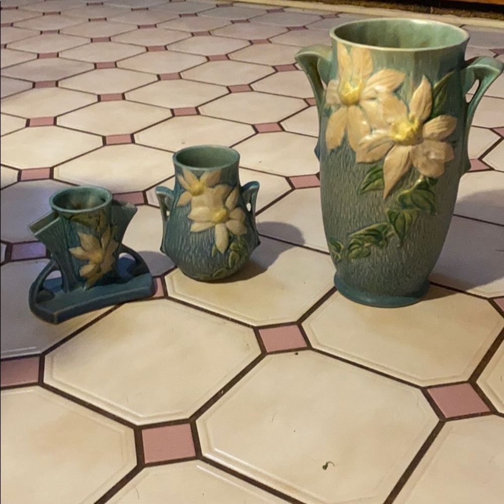 Roseville pottery set